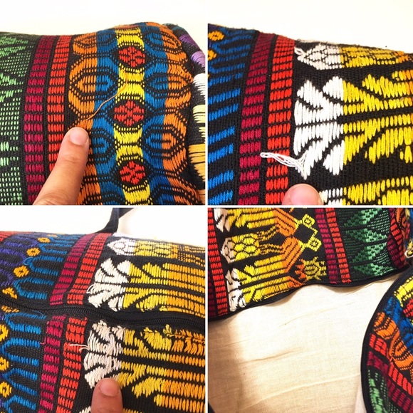 Vintage OTOMI embroidery BOHO duffle bag weekender - Picture 7 of 7